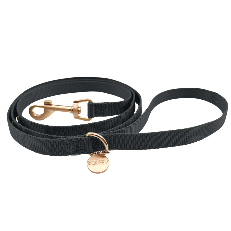 Classic Dog Leash Raven Illume Midnight Black