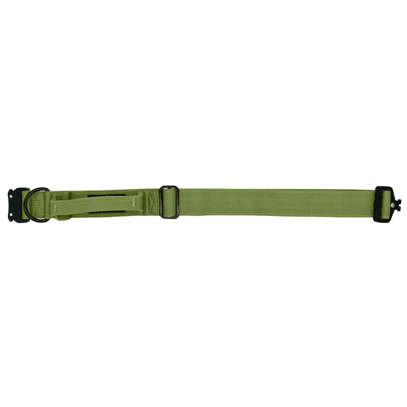Tactical Dog Collar Moss Forge Olive Green