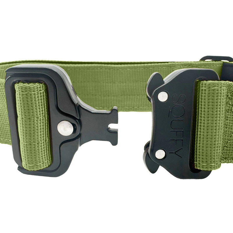 Tactical Dog Collar Moss Forge Olive Green
