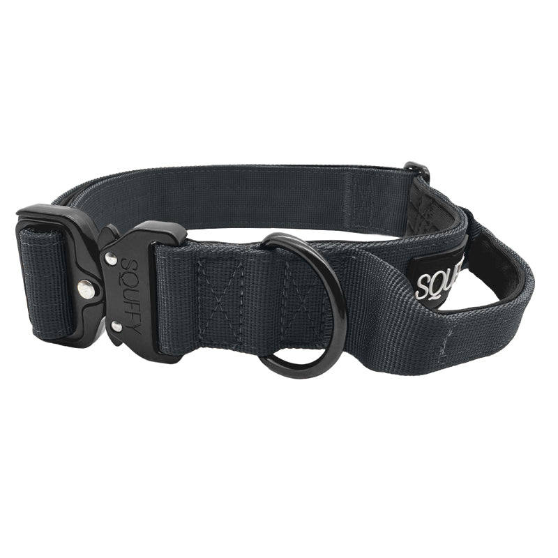 Tactical Dog Collar Raven Vex Midnight Black