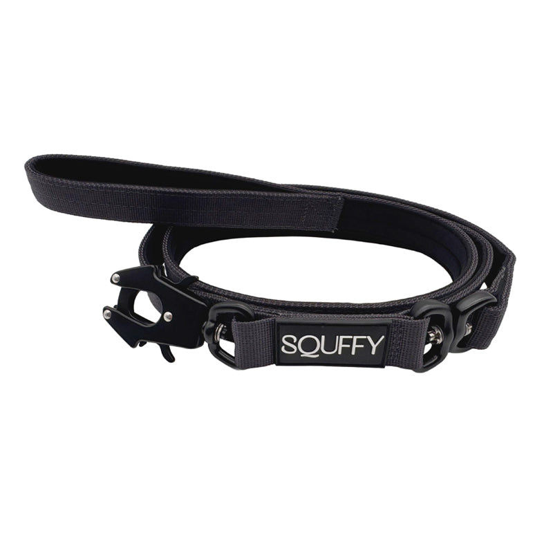 Tactical Dog Leash Raven Vex Midnight Black