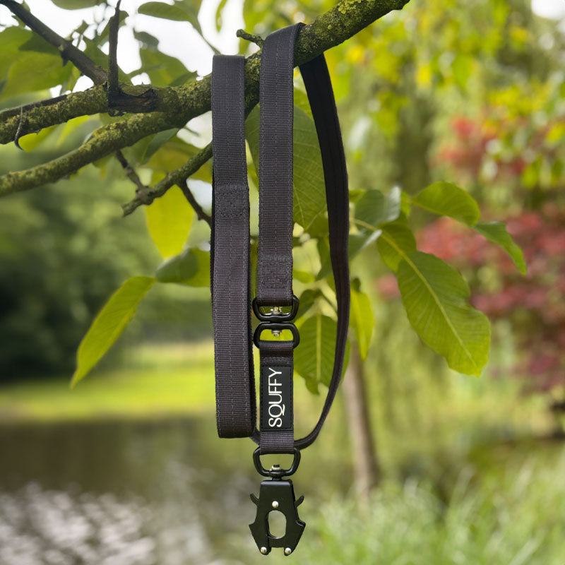 Tactical Dog Leash Raven Vex Midnight Black