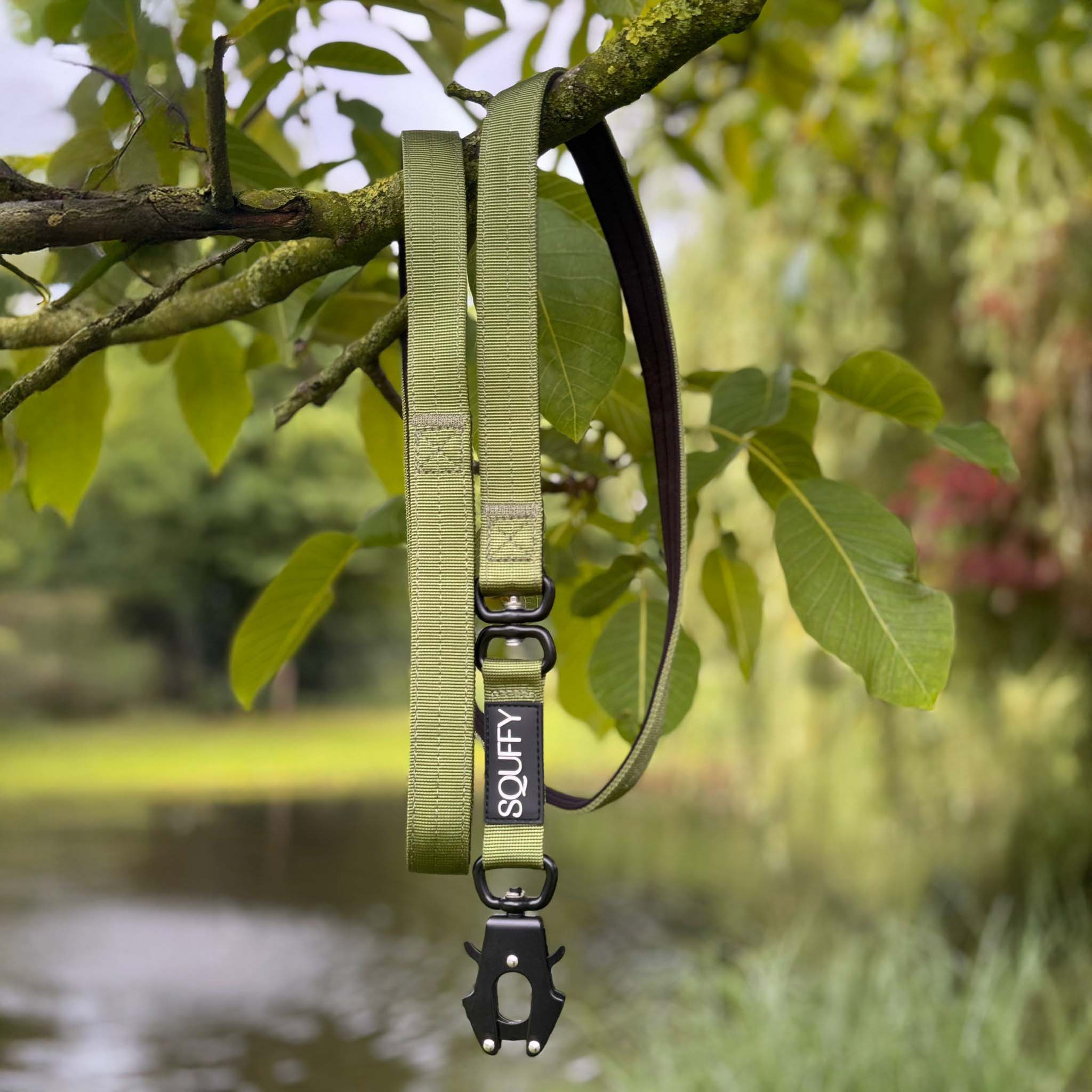 Tactical Dog Leash Moss Forge Olive Green
