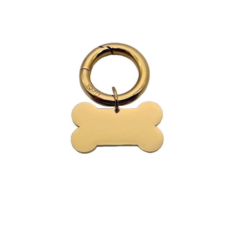 Engraved Bone Dog Tag