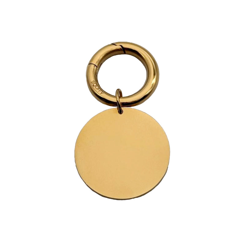 Engraved Circle Dog Tag
