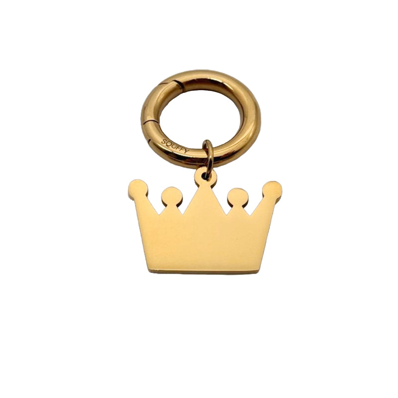 Engraved Crown Dog Tag