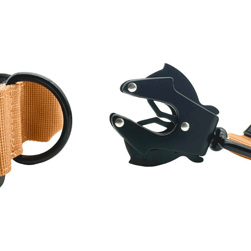 Tactical Dog Collar Honey Maze Cognac Brown
