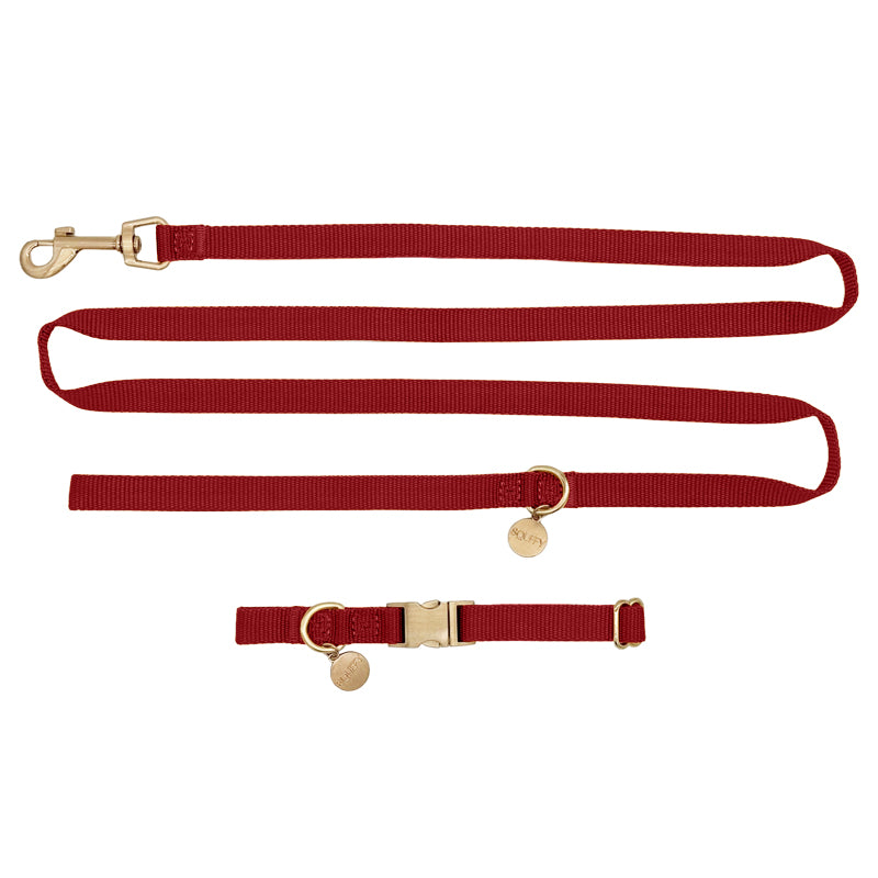 Puppy Dog Collar Ruby Gale Ruby Red