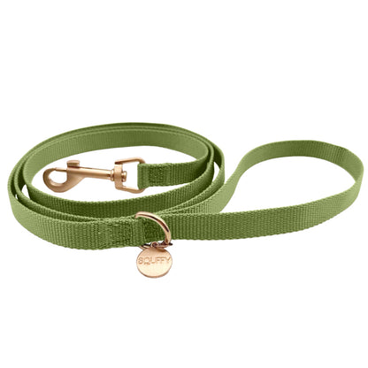 Puppy Dog Leash Moss Breeze Olive Green