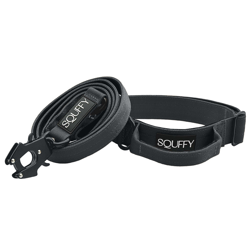 Tactical Dog Collar Raven Vex Midnight Black