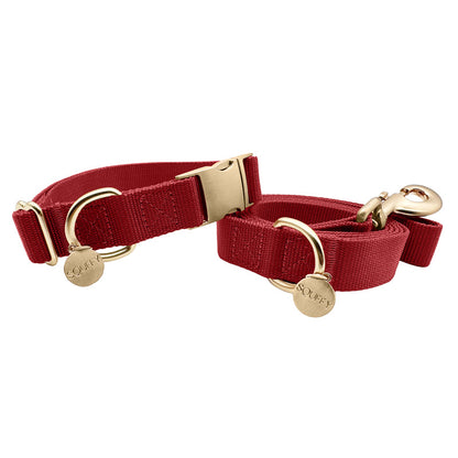 Classic Dog Collar Ruby Gale Ruby Red